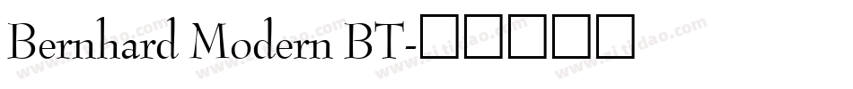 Bernhard Modern BT字体转换